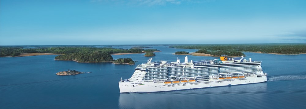  Costa Cruises lanceert nieuw schip, de Costa Smeralda 